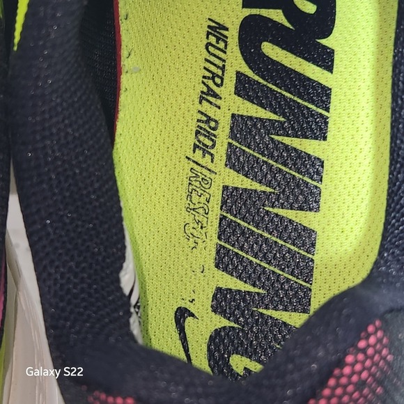 Nike Zoom Elite 7 shoes women's 8 Running Neon Yellow Pink Athletic Sports - Picture 8 of 12